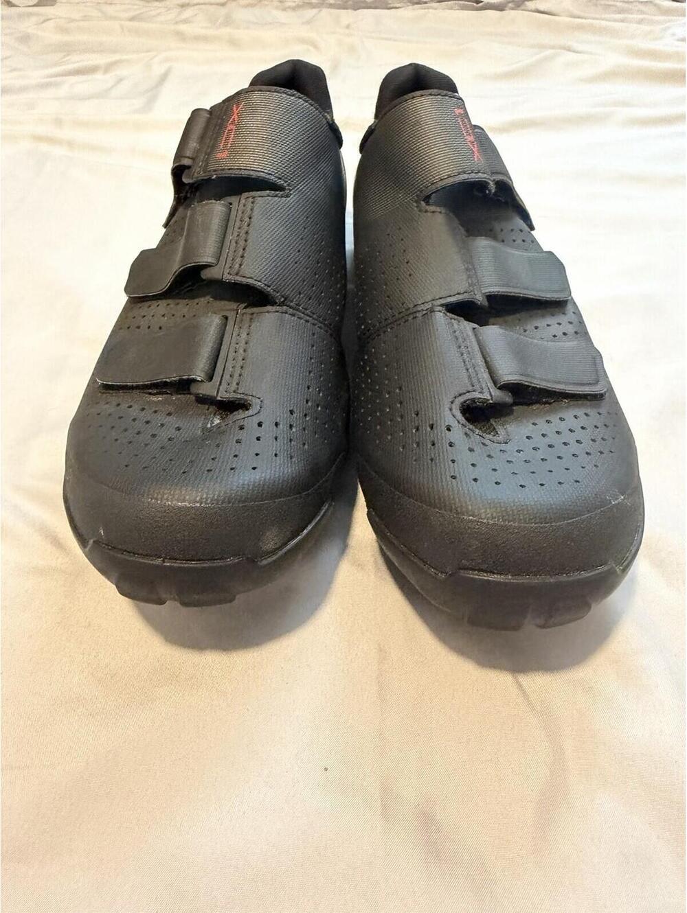 Shimano SH-XC100M MTB Cycling Shoes Black Hook & Loop EU 48 US 12.3